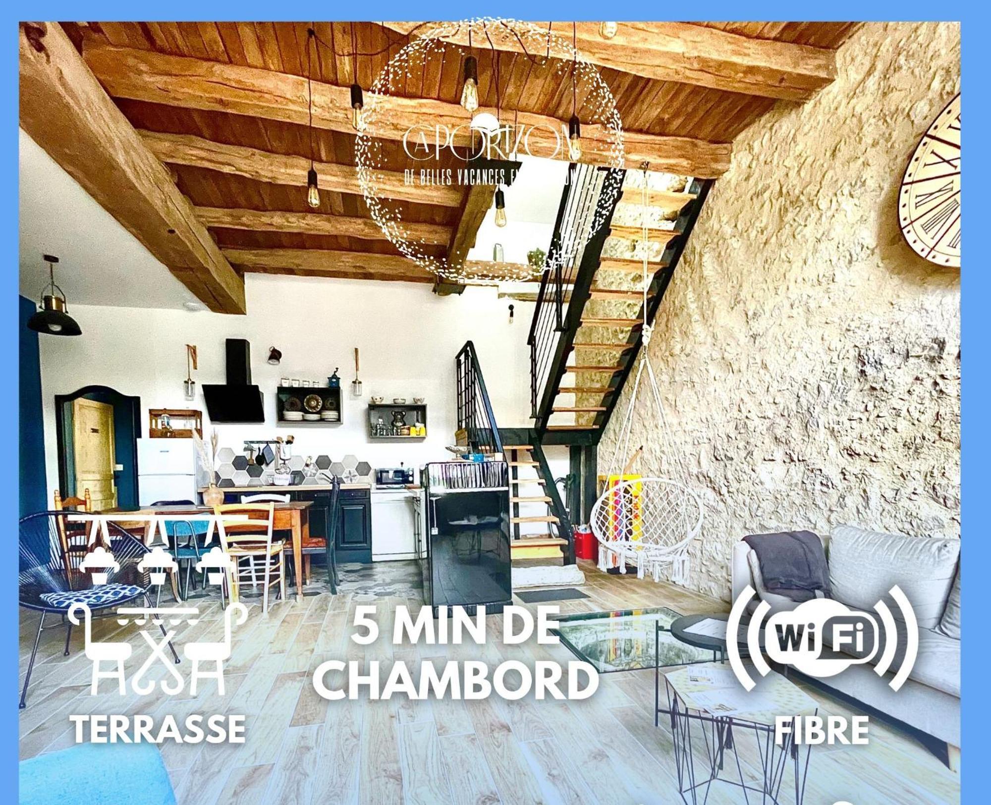 Villa CAPORIZON propose Magnifique Grange à côté de Chambord Saint-Claude-de-Diray Exterior foto